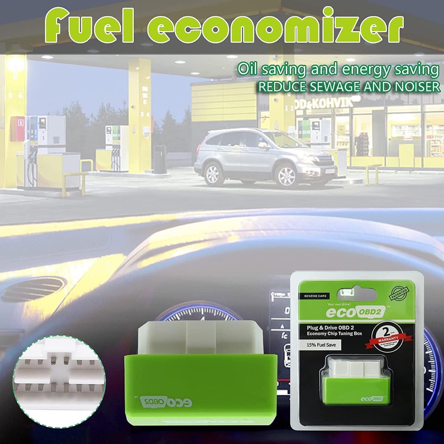 ⚡ OBD2 ECO Power & Fuel Saver Device