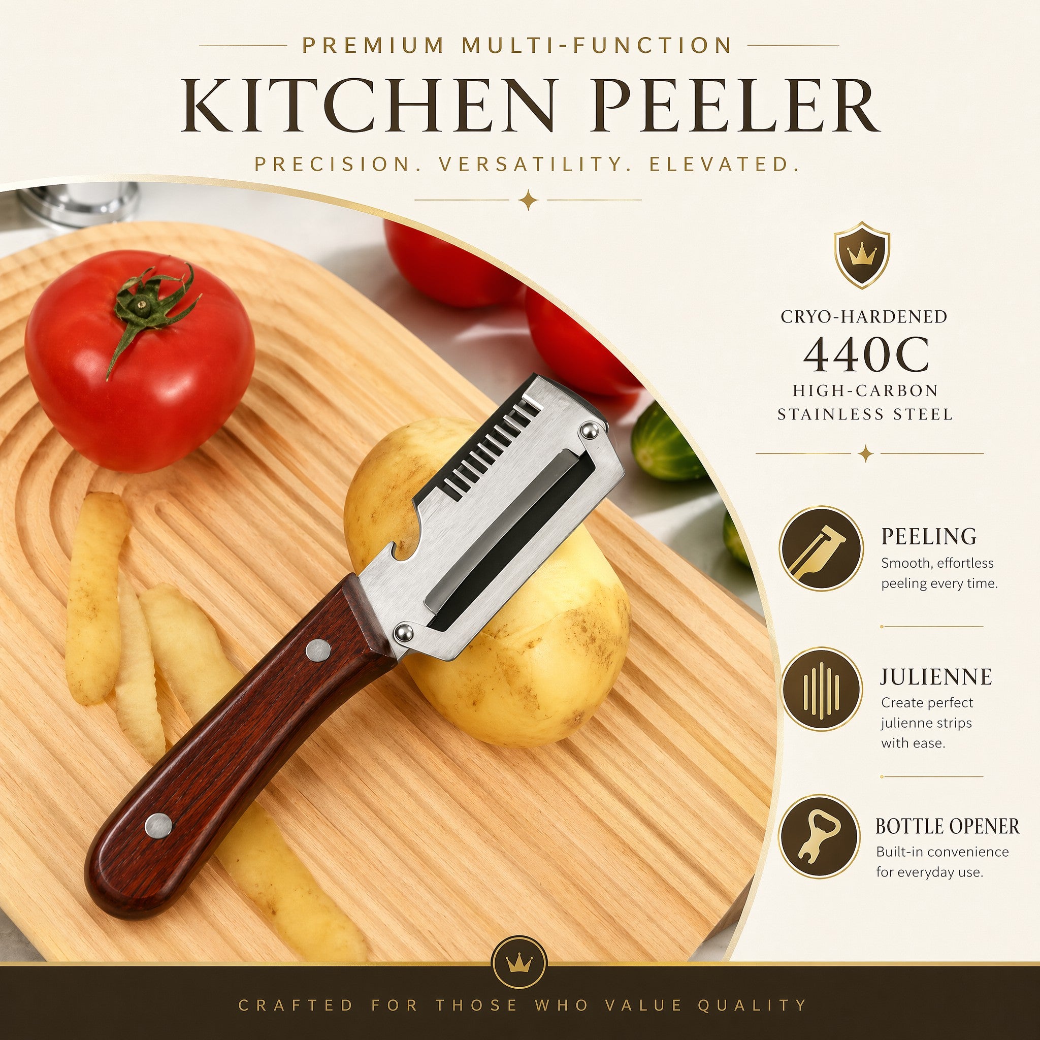 The Heritage Collection: Artisan 3-in-1 Multi-Tasking Culinary Set
