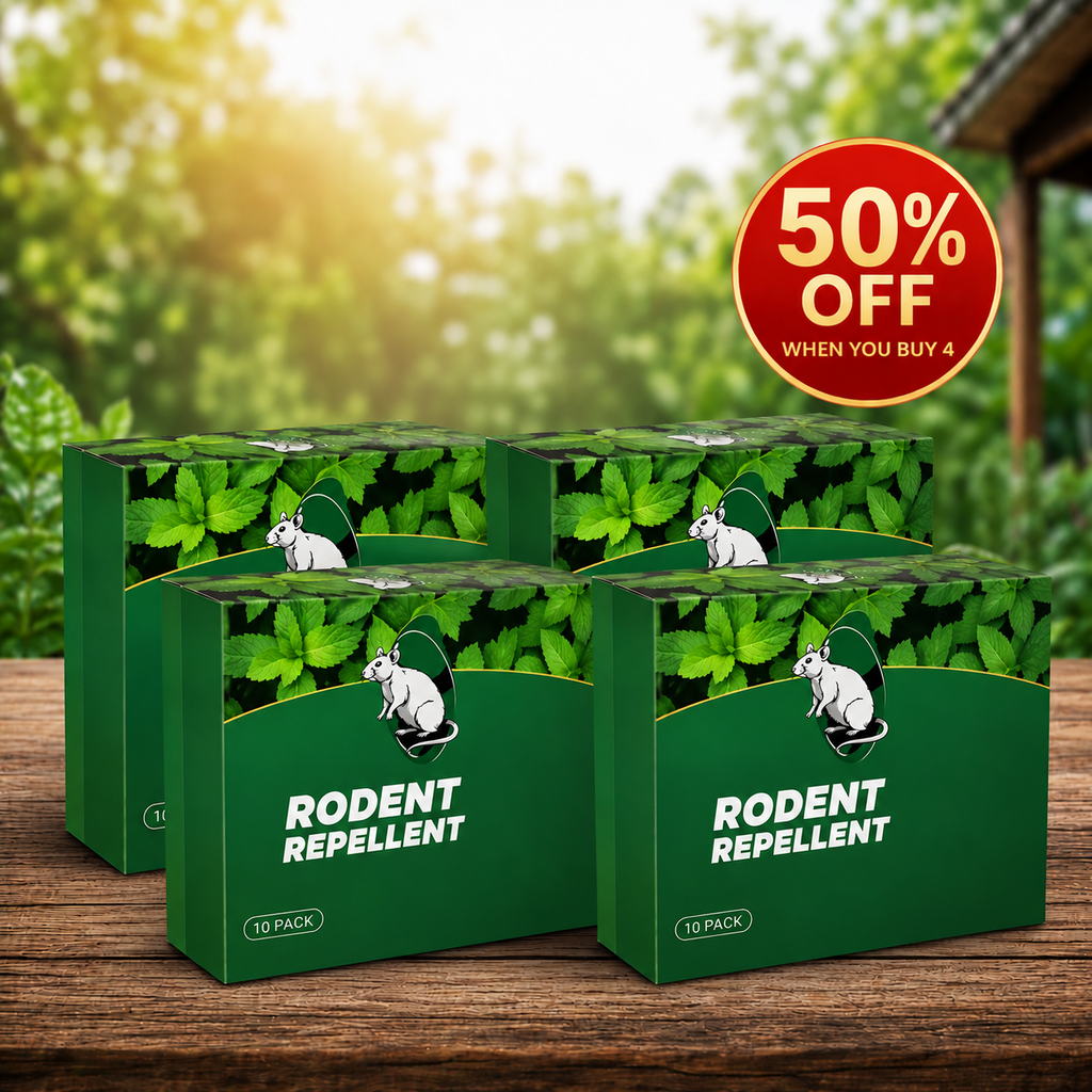 💥LAST DAY SALE 50%OFF💥🟢 Natural Peppermint Rodent Repellent Tablets – 10 Pack